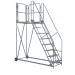 Work Platform - Stand. Incline - 1200mm Platform - 3 Tread - Grey AHWPS1203GY