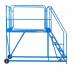 Work Platform - Stand. Incline - 1800mm Platform - 3 Tread - Blue AHWPS1803BL