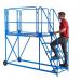 Work Platform - Stand. Incline - 1800mm Platform - 3 Tread - Blue AHWPS1803BL