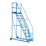 Warehouse Steps - 600mm Platform - 3 Tread - Blue AHWS03BL