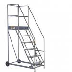 Warehouse Steps - 600mm Platform - 4 Tread - Grey AHWS04GY