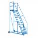 Warehouse Steps - 600mm Platform - 14 Tread - Blue AHWS14BL