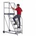 Warehouse Steps - 600mm Platform - 14 Tread - Grey AHWS14GY