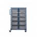 Double Width Tray Rack complete with 10 220Hmm Containers ATRDW10