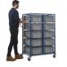 Double Width Tray Rack complete with 10 220Hmm Containers ATRDW10