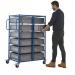 Double Width Tray Rack complete with 12 170Hmm Containers ATRDW12