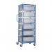 Single Width Tray Rack complete with 6 220Hmm Containers ATRST06