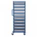 Single Width Tray Rack complete with 10 120Hmm Containers ATRST10