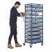 Single Width Tray Rack complete with 10 120Hmm Containers ATRST10