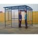 Smoking Shelter with Polycarbonate Panel; Green BSS27Z