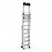 Large Platform Folding Steps with Safety Gates - 7 Tread CAG307
