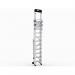 Large Platform Folding Steps with Safety Gates - 9 Tread CAG309