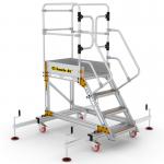 Extra Large Platform Safety Steps with Adjustable Stabilisers - 4 Tread CAS804
