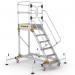 Extra Large Platform Safety Steps with Adjustable Stabilisers - 6 Tread CAS806