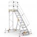 Extra Large Platform Safety Steps with Adjustable Stabilisers - 10 Tread CAS810
