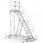 Extra Large Platform Safety Steps with Adjustable Stabilisers - 12 Tread CAS812
