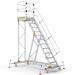 Extra Large Platform Safety Steps with Adjustable Stabilisers - 12 Tread CAS812