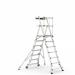 Folding Telescopic Large Platform Steps - 7+3 Tread CAT411
