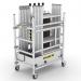 CLIMB-IT UNI PRO TOWER - 12 rungs - 3.6m Platform Height CATPR1036