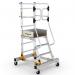 Mobile Steps with Safety Gate - 4 Tread CAW504