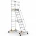 Mobile Steps with Safety Gate - 10 Tread CAW510