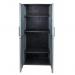 Utility Cupboard; 2 Doors; 3 Shelf; Two Tone Grey CLD1634