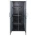 Utility Cupboard; 2 Doors; 3 (Half Shelves) Shelf; Two Tone Grey CLD163U