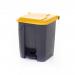 Pedal Bin; 30L; Polypropylene; Grey Body & Yellow Lid CPB30Z_Yellow Lid