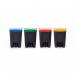 Pedal Bin; 50L; Polypropylene; Grey Body & Red Lid CPB50Z_Red Lid