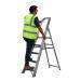 Climb-It® Aluminium Platform Stepladder; 5 Tread; 150kg; Silver CPS05Z
