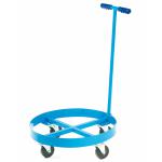 Steel Drum Dolly Holds 1 x 210L 800mm dia Blue DID09Y