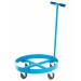 Steel Drum Dolly; Holds 1 x 210L; 800mm dia; Blue DID09Y