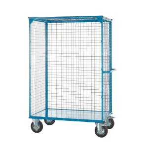 Large Distribution Trolley Without Doors FixedSwivel x2 Braked Castors