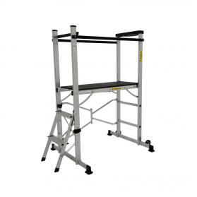 Climb-It Folding Work Platform 2 Tread 150kg Silver/Black EP880Y