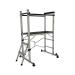 Climb-It Folding Work Platform; 2 Tread; 150kg; Silver/Black EP880Y