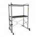 Climb-It® Folding Work Platform; 3 Tread; 150kg; SilverBlack EP990Y