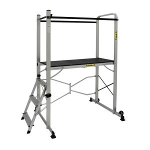 Image of Climb-It Folding Work Platform 3 Tread 150kg SilverBlack EP990Y