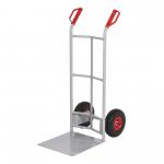 Fort Heavy Duty Sack Truck Concave Cross Members with Large Toe Plate 260kg Light Grey FJ174P