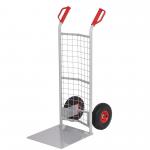 Fort Heavy Duty Sack Truck Mesh Back with Large Toe Plate 260kg Light Grey FJ176P