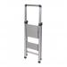 Climb-It® Slim Folding Step; 2 Tread; Aluminium; 150kg; Silver FS192Z