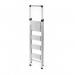 Climb-It® Slim Folding Step; 4 Tread; Aluminium; 150kg; Silver FS194Z