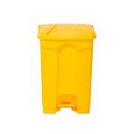 Pedal Bin 45L Polypropylene Yellow GBI45Z_Yellow