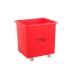Proplaz Xtra Food Grade Polyethylene Mobile Tapered Truck; 118L; Red GC0118_Red