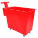 Food Grade Mobile Tapered Truck with Handle; 320L; Red GC180320H_Red