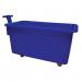 Food Grade Mobile Tapered Truck with Handle; 455L; Blue GC180455H_Blue
