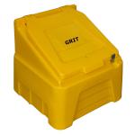 Heavy Duty Polyethylene Grit Bin c/w 1x Hasp  200L Yellow GCB200