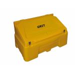 Heavy Duty Polyethylene Grit Bin c/w 2x Hasp  400L Yellow GCB400