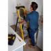 Climb-It® Glass Fibre Platform Stepladder; 4 Tread; 150kg; YellowBlack GFP44Z