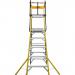 Climb-It® Glass Fibre Podium Step; 5 Tread; 150kg; YellowBlack GFP55Z