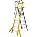 Climb-It Glass Fibre Podium Step; 5 Tread; 150kg; Yellow/Black GFP55Z
